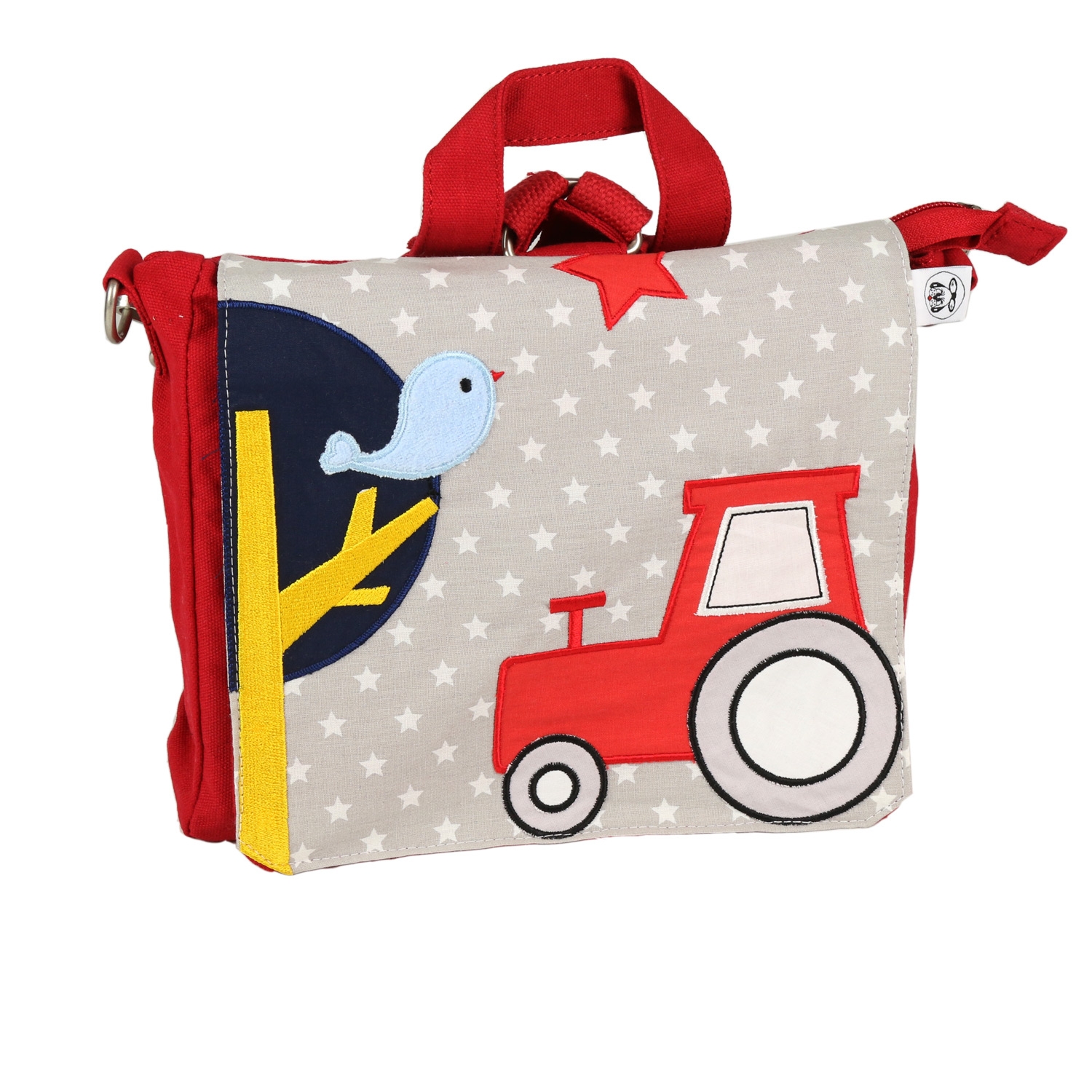 ★ Ausverkauft!!! TRAKTOR: Kindergartentasche / Rucksack in Rot - personalisiert